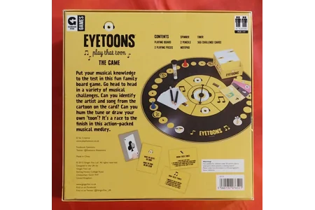 Ginger Fox Eyetoons Play That Toon The Board Game COMPLETE Ginger Fox Eyetoons Play That Toon The Board Game COMPLETE
