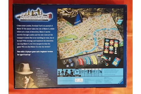 Ravensburger Scotland Yard The Hunt For Mr X Board Game COMPLETE Ravensburger Scotland Yard The Hunt For Mr X Board Game COMPLETE