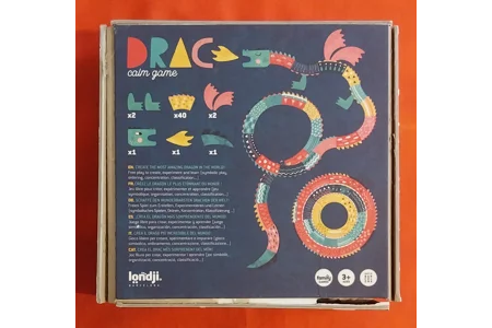 Londji Drac Illustrated Calm Game - Create The Most Amazing Dragon - COMPLETE