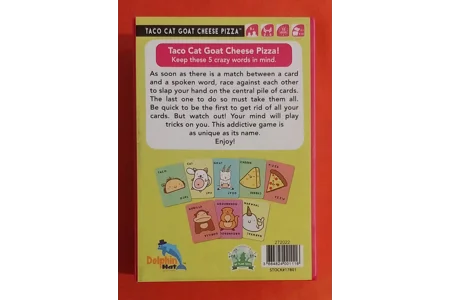 Blue Orange Taco Cat Goat Cheese Pizza Family Card Game COMPLETE