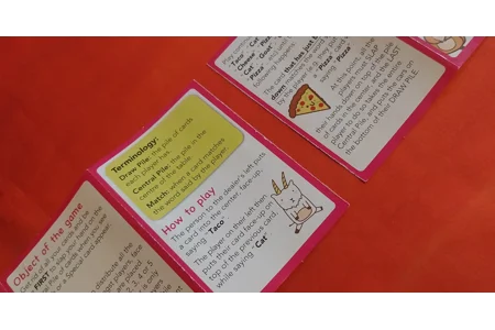 Blue Orange Taco Cat Goat Cheese Pizza Family Card Game COMPLETE