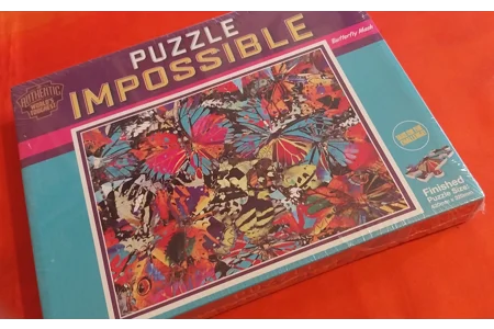 World's Toughest Impossible Puzzle Butterfly Mash 500 Piece Jigsaw Puzzle NEW