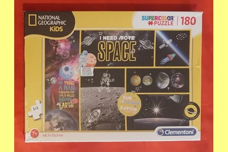 Clementoni National Geographic - I Need More Space 180 Piece Jigsaw Puzzle NEW