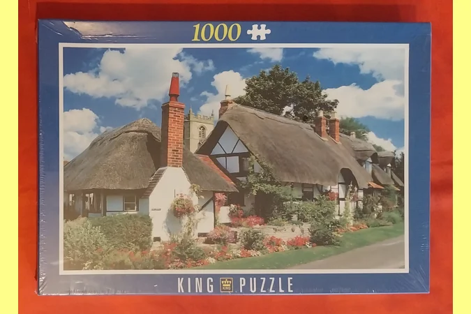 King Puzzles Cottage Welford-On-Avon England 1000 Piece Jigsaw Puzzle NEW BNIB King Puzzles Cottage Welford-On-Avon England 1000 Piece Jigsaw Puzzle NEW BNIB