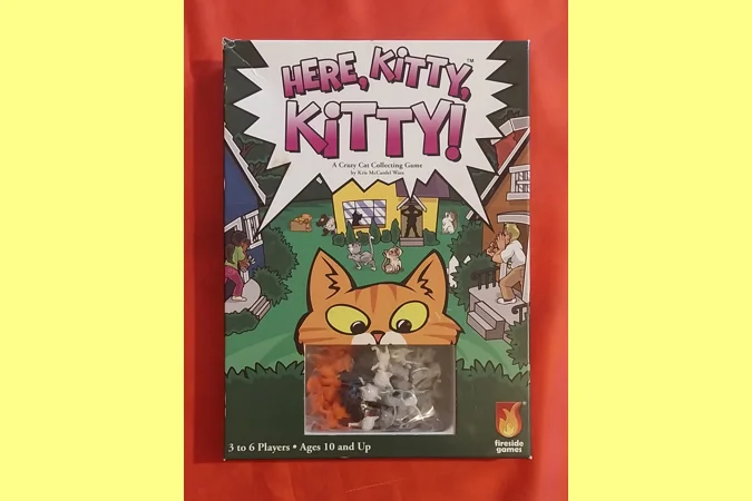 Fireside Games Here, Kitty, Kitty! A Crazy Cat Collecting Family Game COMPLETE
