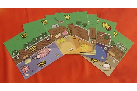 Fireside Games Here, Kitty, Kitty! A Crazy Cat Collecting Family Game COMPLETE