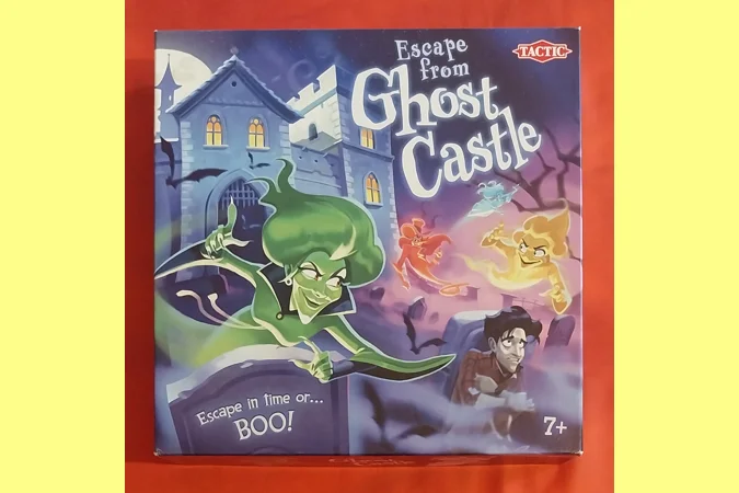 Tactic Escape From Ghost Castle Family Board Game COMPLETE
