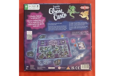 Tactic Escape From Ghost Castle Family Board Game COMPLETE