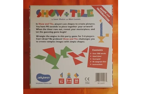 Jellybean Show & Tile Family Board Game - Shape Your Imagination! - NEW