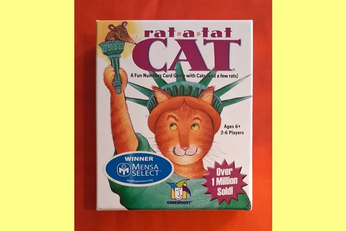 Gamewright Rat A Tat Cat A Fun Numbers Card Game COMPLETE Gamewright Rat A Tat Cat A Fun Numbers Card Game COMPLETE