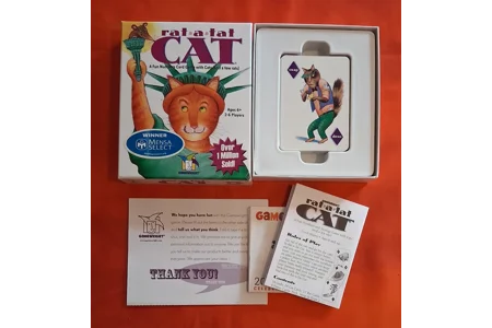 Gamewright Rat A Tat Cat A Fun Numbers Card Game COMPLETE Gamewright Rat A Tat Cat A Fun Numbers Card Game COMPLETE