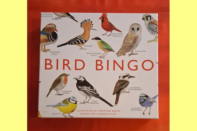 Laurence King Bird Bingo Family Board Game PLAYABLE