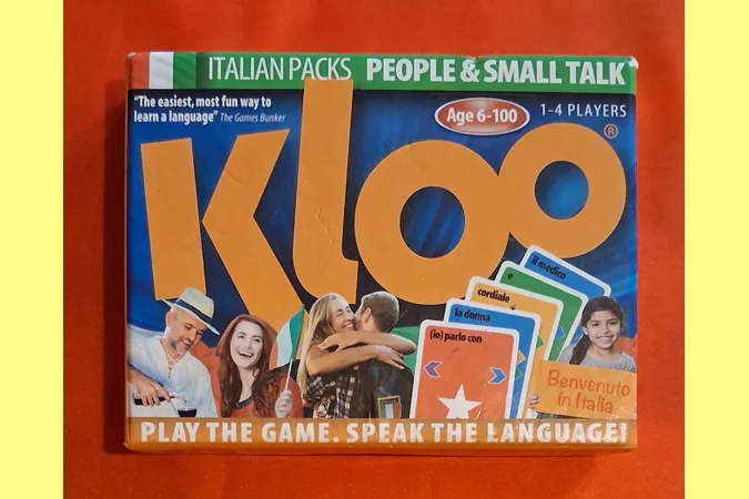 Kloo Italian Packs - People & Small Talk Educational Card Game COMPLETE Kloo Italian Packs - People & Small Talk Educational Card Game COMPLETE