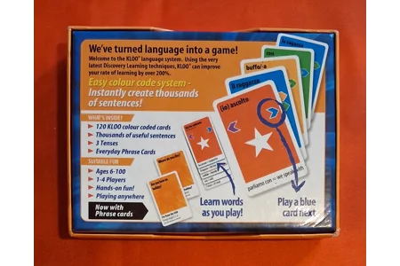 Kloo Italian Packs - People & Small Talk Educational Card Game COMPLETE Kloo Italian Packs - People & Small Talk Educational Card Game COMPLETE
