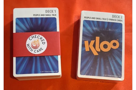 Kloo Italian Packs - People & Small Talk Educational Card Game COMPLETE Kloo Italian Packs - People & Small Talk Educational Card Game COMPLETE