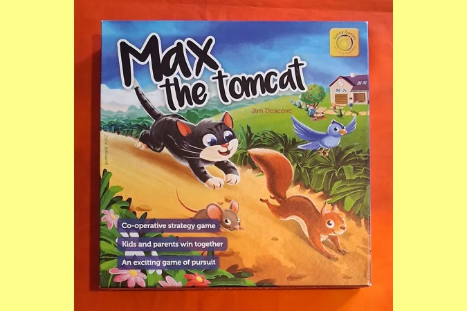Sunny Games Max The Tomcat Children's Cooperative Strategy Board Game COMPLETE