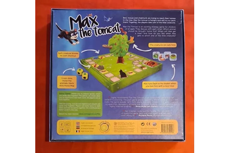 Sunny Games Max The Tomcat Children's Cooperative Strategy Board Game COMPLETE