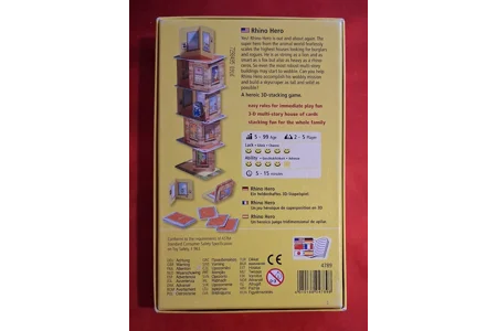 Haba Rhino Hero Stacking Card Game COMPLETE Haba Rhino Hero Stacking Card Game COMPLETE