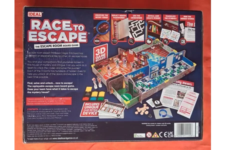IDEAL Race To Escape - The Escape Room Family Board Game COMPLETE IDEAL Race To Escape - The Escape Room Family Board Game COMPLETE