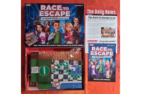 IDEAL Race To Escape - The Escape Room Family Board Game COMPLETE IDEAL Race To Escape - The Escape Room Family Board Game COMPLETE