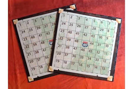 Big Potato Games Zillionaires Road Trip USA Board Game COMPLETE