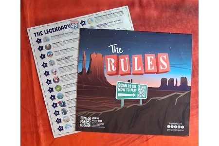 Big Potato Games Zillionaires Road Trip USA Board Game COMPLETE