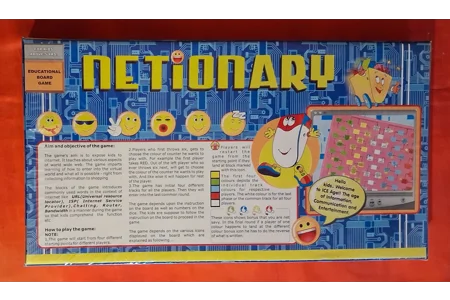 Fun-Tastic Netionary Educational Children's Board Game NEW Sealed