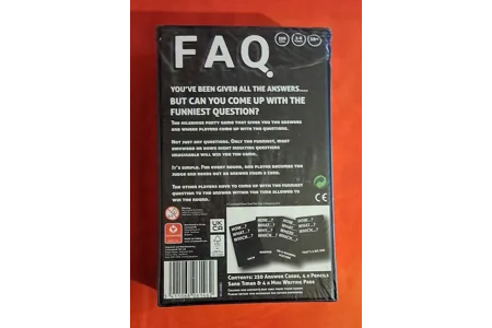 The Games Emporium - FAQ 'Frequently Asked QUestions' Party Game NEW The Games Emporium - FAQ 'Frequently Asked QUestions' Party Game NEW