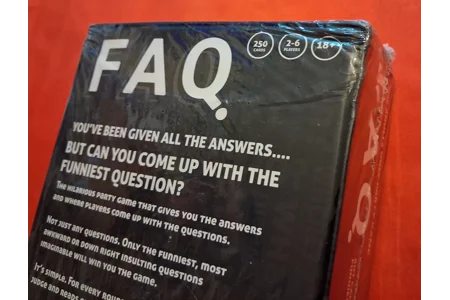 The Games Emporium - FAQ 'Frequently Asked QUestions' Party Game NEW The Games Emporium - FAQ 'Frequently Asked QUestions' Party Game NEW