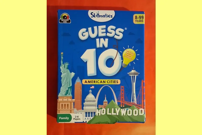Skillmatics Guess In 10 American Cities - Guessing Card Game COMPLETE