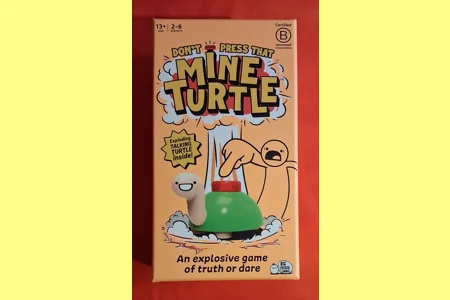 Big Potato Games Don't Press That Mine Turtle - Truth Or Dare Card Game COMPLETE
