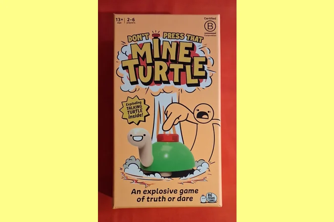 Big Potato Games Don't Press That Mine Turtle - Truth Or Dare Card Game COMPLETE Big Potato Games Don't Press That Mine Turtle - Truth Or Dare Card Game COMPLETE