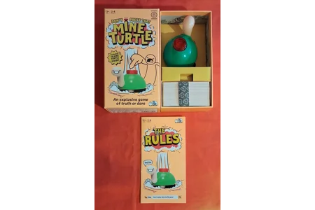 Big Potato Games Don't Press That Mine Turtle - Truth Or Dare Card Game COMPLETE Big Potato Games Don't Press That Mine Turtle - Truth Or Dare Card Game COMPLETE