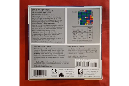 Maureen Hiron's Original Continuo The One Rule Game For All The Family COMPLETE Maureen Hiron's Original Continuo The One Rule Game For All The Family COMPLETE
