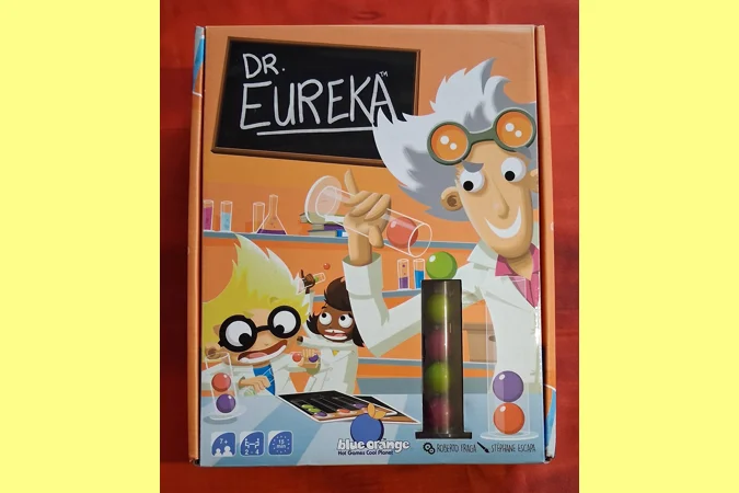 Blue Orange Dr Eureka Children's Board Game COMPLETE Blue Orange Dr Eureka Children's Board Game COMPLETE