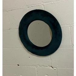 Round Green Mirror