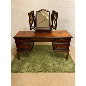 Mahogany Dressing Table (Mirror not included)