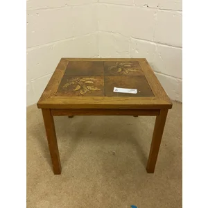 Table with tiled top