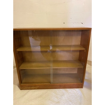 Glass fronted bookcase/display