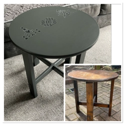 Side Table Funky Grey