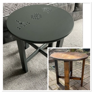 Side Table Funky Grey