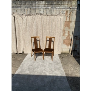 Single Dinning   Brown Chairs (2)
