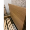Single beech bed with storage