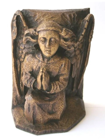 Angel Kneeling and Praying wall plaque Angel Kneeling and Praying wall plaque