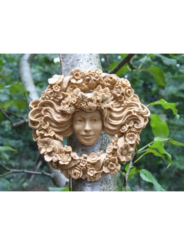Garland Woman Wall Plaque Garland Woman Wall Plaque