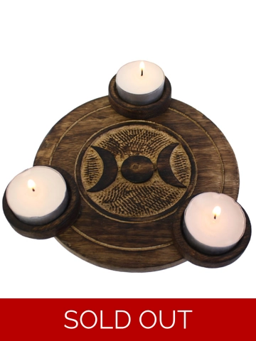 Triple Moon 3 tealight candle holder Triple Moon 3 tealight candle holder