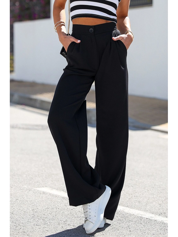 Ivon Women Trousers - Black