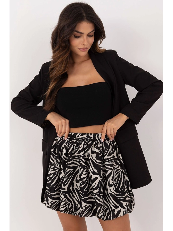 Italy Moda Short Skirt - Black