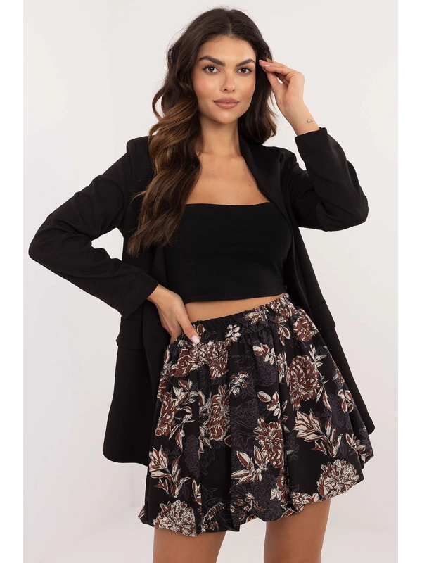 Italy Moda Short Skirt - Black