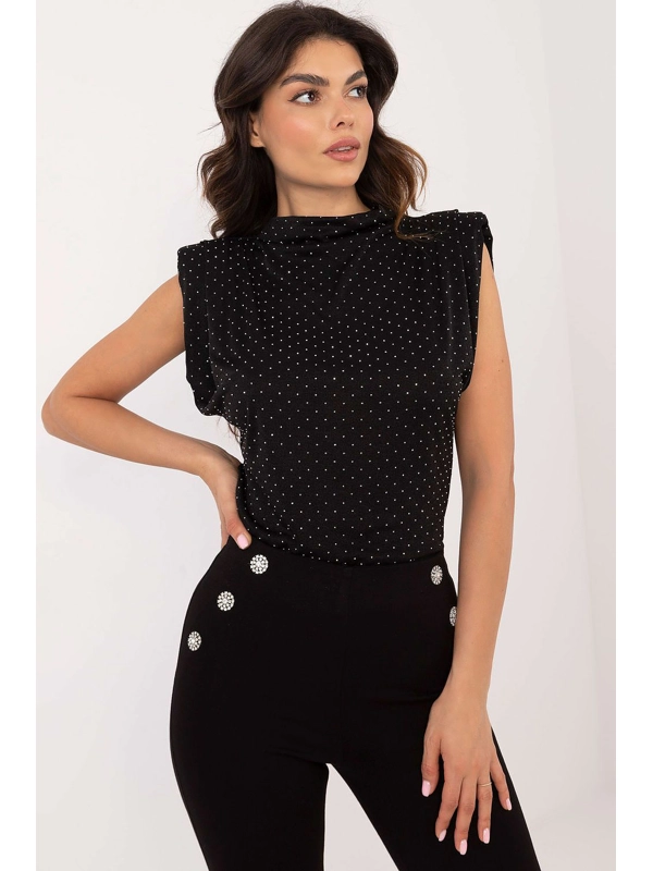 Italy Moda Blouse - Black